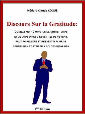 cover image of Discours sur la Gratitude